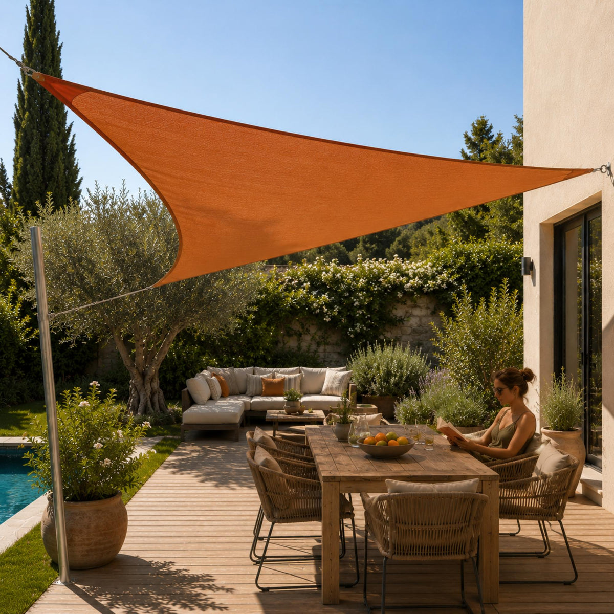 Voile d'ombrage triangulaire