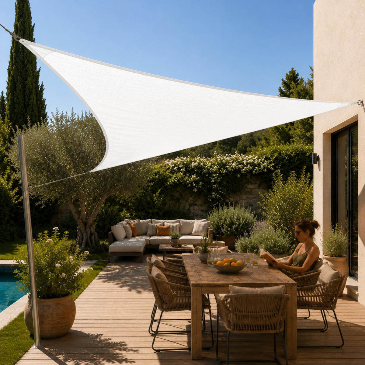 Voile d'ombrage triangulaire