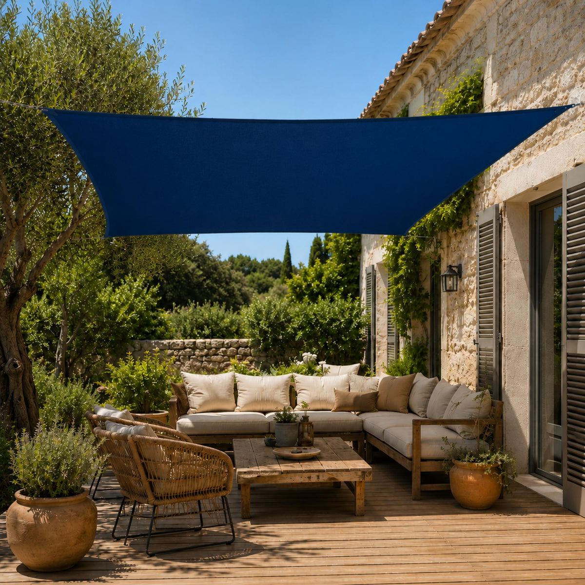Voile ombrage rectangulaire